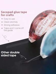 双面胶带，无酸永久性粘合剂，适用于手工艺和纸艺，成人纸艺用品 - 多色 - 查看 4