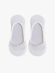 1/2/4/6 Đôi Tất Không Cổ Cho Nữ, Tất Thuyền Mỏng Lưới Thoáng Khí, Tất Lót Chống Trượt Vô Hình Mùa Hè Cho Giày Đế Bằng - Nhiều màu - Xem 25