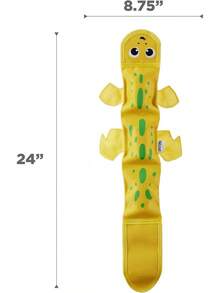 Outward Hound Fire Biterz Yellow Lizard Plush Firehose Material Interactive Dog Toy, Large - 綠色蜥蜴 - 查看 6