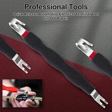 1件装汽车电气端子连接器拆卸工具，用于拆卸汽车线束插头，分离工具 - 1pc 紅色 - 查看 7