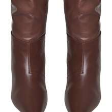 Women's Over-The-Knee Boot With Heel And Pointed Toe DUBUY 1710FG - Rỉ Nâu - Xem 2
