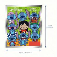 Monogram 1个迪士尼官方授权盲盒3D立体人偶包夹挂件盲袋动漫人物钥匙扣动漫收藏品开云背包装饰史迪奇和莉萝随机钥匙圈礼物 - 彩色 - 查看 3