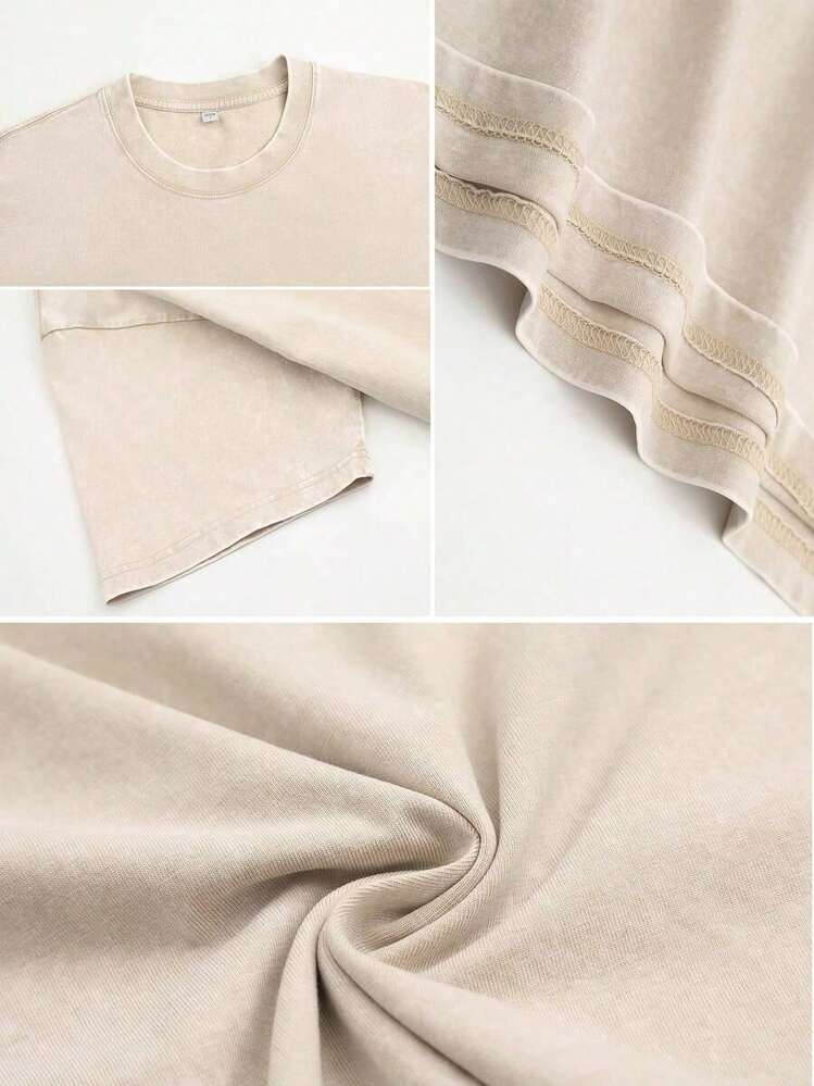 1PC Y2K Vintage Washed-Shirt |   Men's Graphic Tee |   YLA Dripping Skull Design Pattern |   Gifts Men Or Boyfriend |  % Cotton |   230Gsm Thickened Fabric |   Unisex 2ELC - Màu tím - Xem 5