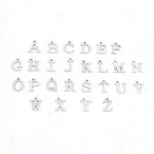 1pc New Classic Heart Letter Pendant Stainless Steel Chain Anklet For Women - Silver - View 4