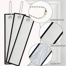 30pcs Blank Heat Transfer Keychain Tags, Support Custom Patterns, Can Make Unique Handmade DIY Gifts. Premium Car Hanging Decor, Perfect Gift For Aviation Enthusiasts. - Multicolor - View 5