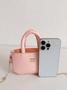 1pc This Stylish Solid-Color Mini Handbag With A Pu Zipper Closure Is Suitable For Various Occasions And Is Versatile Enough To Be Used Anywhere, Including Outdoors, For Play, Commuting, Etc. It'S The Perfect Gift For Teenagers. - Multicolor - View 12