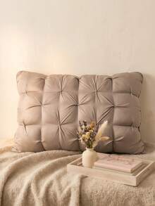 Pillow, 1 PC/ 2 PCs Reverse Traction Pillow, Fluffy And Voluminous, With Excellent Elasticity, Breathable And Soft Material For The Skin, Comfortable And Prevents Sweating, Guaranteeing Restful Sleep, Available In Various Colors To Suit Different Styles, Ideal For Sleeping At Home, Student Residences, Office Breaks, Hotel Stays, Mother's Day, Children's Day, Easter Holidays. - 灰色 - 查看 2