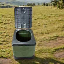 Portable Folding Toilet, Suitable For Outdoor Camping And Travel Emergencies, As A Mobile Sanitation Solution - Multicolor - View 2