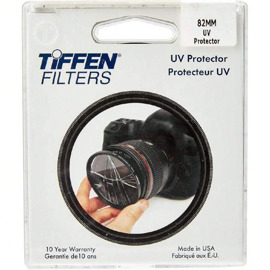 - 82mm UV Protection Filter, 44622702 - Blue and White - View 1