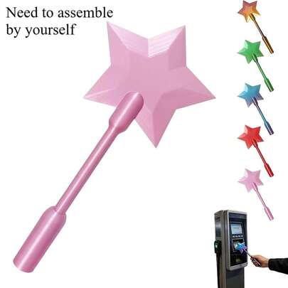 Contactless Payment Magic Wand, Includes 2D And 3D Printing Options, Designed For A Magical Experience With Starlight And Star-Themed Wands, Suitable For Various Tap-To-Pay Scenarios