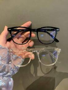 2 Pairs Unisex Computer Reading Glasses, Suitable For Computer, Gaming, TV, Mobile Phone Use - Transparent - View 1