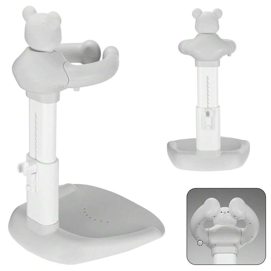 OYAJIA Productos de baño para bebé - Oso gris - Ver 1