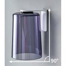2 Peças Copo Enxaguatório Magnético Minimalista Transparente, Suporte de Parede para Copo de Escova de Dentes, Copo de Escova de Dentes Pendurado Magnético Rápido - Suporte de Armazenamento Transparente e À Prova d'Água para Banheiro, Armazenamento de Parede, Decoração Moderna para Casa, Essencial para Bancada, Solução para Espaço Pequeno, Acessório Portátil de Banheiro | Suporte de Higiene Economizador de Espaço, Adequado para Pia de Banheiro, Penteadeira, Dormitório e Banheiro de Trailer - A - Visão 6