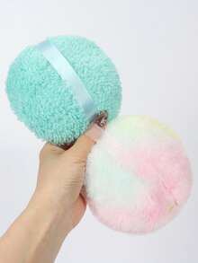 Extra Large & Extra Soft Makeup Sponge, Velvet Beauty Sponge, Soft & Skin-Friendly Face & Body Powder Puff, Makeup Tool - Multicolor - View 5