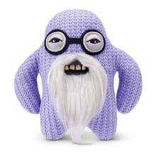 ZURU出品的Fuggler Old Fogies 9英寸毛绒玩具——滑稽丑陋的怪物毛绒玩具，长着类似人类的牙齿，适合儿童、青少年、成人和怪异玩具爱好者收藏。 - 彩色 - 查看 2