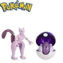 pokemon 正版宝可梦变形精灵球人偶套装，可收藏的口袋妖怪动漫玩具，包括喷火龙、水箭龟、超梦等，互动变形玩偶模型，理想的桌面摆件和动漫爱好者及粉丝收藏礼物 - 彩色 - 查看 17