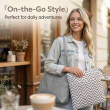 2pcs Waterproof Wet Dry Separation Bags, Double Layer Design, Reusable Diaper Bag And Travel Storage Bag - Multicolor - View 8