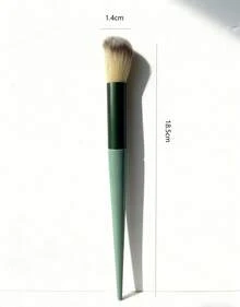 Bộ cọ trang điểm má hồng cán xanh 3/5 món - Cọ trang điểm chuyên nghiệp sợi tổng hợp mềm mại, cọ tạo khối má hồng, cọ nền, cọ bronzer và cọ highlight, bộ dụng cụ làm đẹp cao cấp. - Màu xanh lá cây đậm - Xem 4