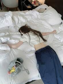学院风领结短袖衬衫，女士夏季款，白色 - 白色 - 查看 2