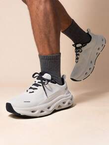 Men's Comfortable & Breathable Walking Running Tennis Shoes Nighttime Visibility MovePropel Athletic Gym Workout Jogging Cross Training Fashion Sneakers - 白色 - 查看 11