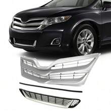 Upper & Lower Grille + Grille Molding For  Venza 2013 2014 2015 2016 - Default - View 1