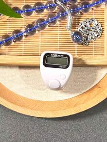 Máy đếm tràng hạt điện tử kiểu mới, nhỏ gọn và tinh tế, chất liệu tuyệt vời, thích hợp để đếm khi đan, đếm kinh cầu nguyện TASBIH, đếm khi chơi trò chơi, đếm khi tập thể dục và các mục đích đếm khác. - Nhiều màu - Xem 2