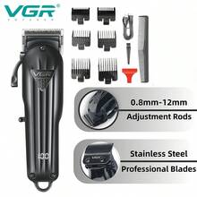 Lionel Messi VGR Electric Hair Clipper, Professional Cordless Hair Trimmer, Men's Digital Display 2-In-1 Set V-282 V-982 - Multicolor - View 2