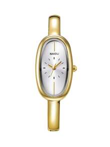 1 chiếc đồng hồ đeo tay nữ đa năng, kiểu dáng thường ngày, hiển thị số La Mã, máy quartz, phù hợp để đeo hàng ngày. - Một cỡ - Xem 14