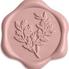 5/10/20pcs Eucalyptus Pattern Self-Adhesive Wax Seal Stickers, Rosemary Envelope Wax Seal Stickers, Retro Embossed Wedding Invitation Envelope Stickers Wax Seal Stickers, Envelope Stickers, Envelope Seal Self-Adhesive Gold Stickers For Thanksgiving Cards/Gift Packaging/Wedding Engagement Party Invitations, Wedding Parties, Birthdays, Valentine's Day Envelope Stickers - one-size - View 7