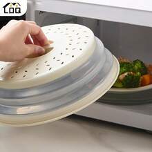 1个微波炉防溅盖及蒸汽孔盖 - 耐热（最高可达450°C），多功能食物盖/滤网托盘，适用于碗、盘、饺子、蔬菜等，可用于微波炉和对流烤箱 - 彩色 - 查看 10
