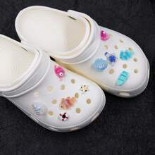 Shell Shoe Charms, Realistic 3D Ocean Animal Shoe Decorations, DIY Summer Beach Decorations For , Perfect Gifts For Holidays And Play, Everyday Casual Accessories For Pool Parties - A套裝 - 查看 3