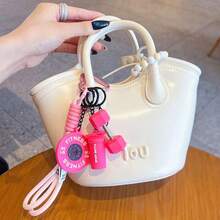 Handgjord DIY-nyckelringshänge i fitnessstil, kreativ hantelserieväska för kvinnor, nyckelring för par - Multifärgad - Visa 3