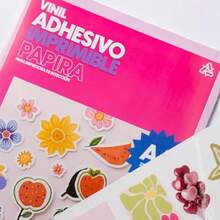 Vinil Imprimible Glossy A4 Ideal para Stickers Etiquetas Papelería Social y Branding Profesional 40 - 40 - Ver 6