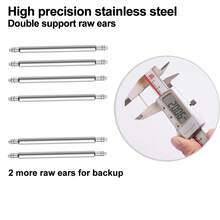11pcs Watch Adapter Tool Sets Including 4pcs Watch Connectors Compatible With Samsung Galaxy Watch 8 8 Classic Watchband Stainless Steel Connector For Ultra/ Ultra 2025 Watch Accessory,With 6 Pcs Raw Ears And 1 Pc Disassembly And Assembly Tool - Multicolor - View 3