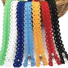 Bộ 10/20/30 chiếc khóa kéo nylon hình ngôi sao, khóa kéo ren có đầu đóng và 1 chân vịt máy may chuyên dụng cho khóa kéo, thích hợp cho các dự án may vá thủ công, may váy, chăn ga gối đệm, v.v. - nhiều màu - Xem 5