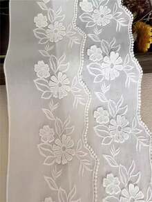 1 yarda de Encaje bordado floral 3D, suministros de costura y manualidades DIY - Flores 3D - Ver 9