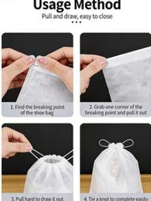50/100pcs Breathable Drawstring Fruit Protection Mesh Bags, Hidden Drawstring Fruit Tree Net Covers, Bird Insect Deer Barrier Mesh Bags, Apple Grape Garden Fruit Net Bags, Summer Essential Outdoor Garden Pest Protection Covers - Upgraded Version - View 10