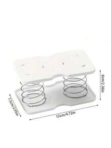 Plastic Spring Paper Towel Holder, Automatic Pop-Up Napkin Dispenser, Creative Elastic Paper Towel Box Rack, Suitable For Home And Restaurant, 12cm Elastic Paper Towel Dispenser - White - View 8