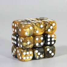 6-Sided Spot Dice -18pcs 16mm Dice, Balanced Roll, Fade-Resistant Pips For Family Game Nights - Multicolor - View 6