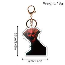 1pc New The Boiled One Game Keychain Pendant Accessory - Multicolor - View 11