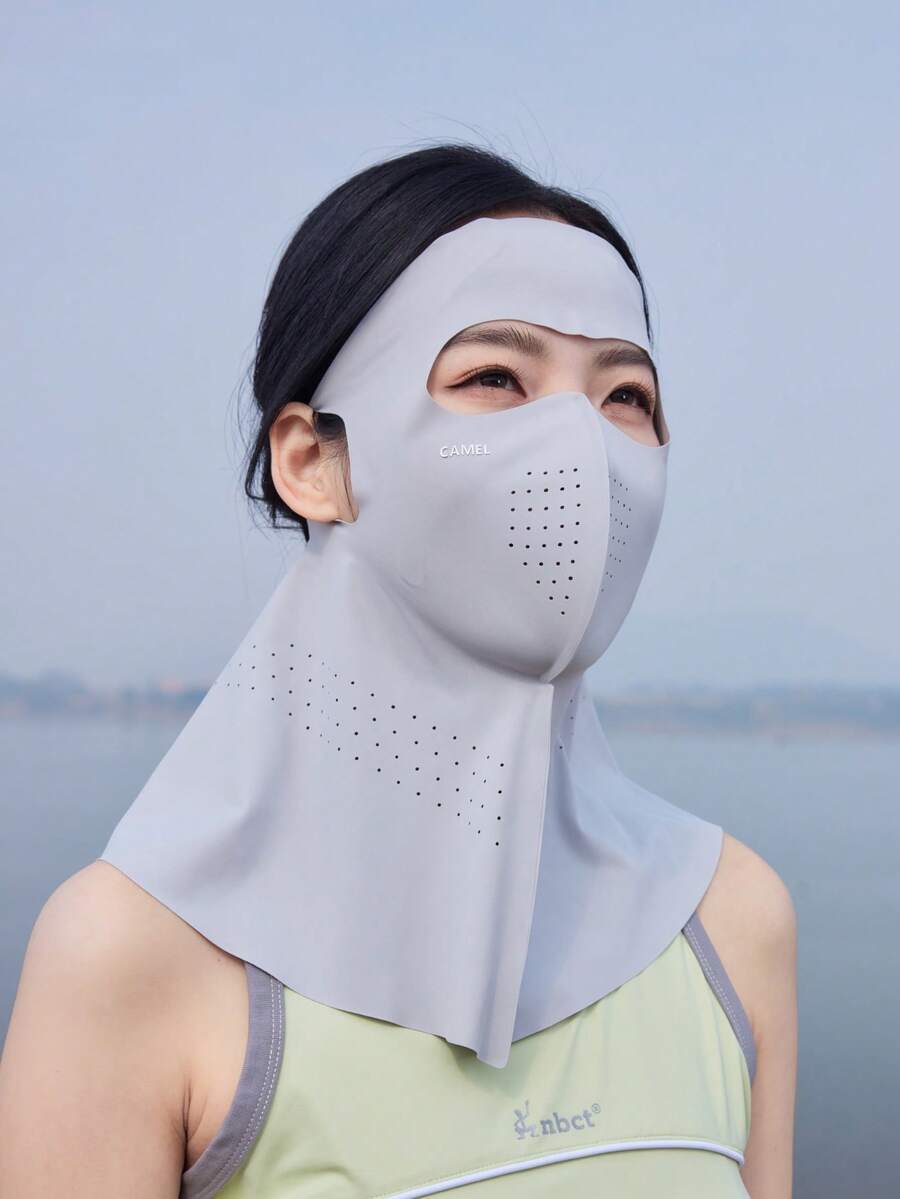 CAMEL CROWN Women's Sun Protection Face Mask, Summer Cycling Driving Anti-UV Anti-Dust Face Cover With Earloop Design, Cooling And Blocking Ultraviolet Rays - Cold Moon Gray - View 1