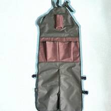 Tablier avec protection des jambes étendue - Version en tissu Oxford résistante aux salissures et durable - Tablier de jardinage extérieur pour le rangement des outils - Préféré des jardiniers professionnels, des utilisateurs domestiques et des passionnés de jardinage - Sans fil - Voir 14