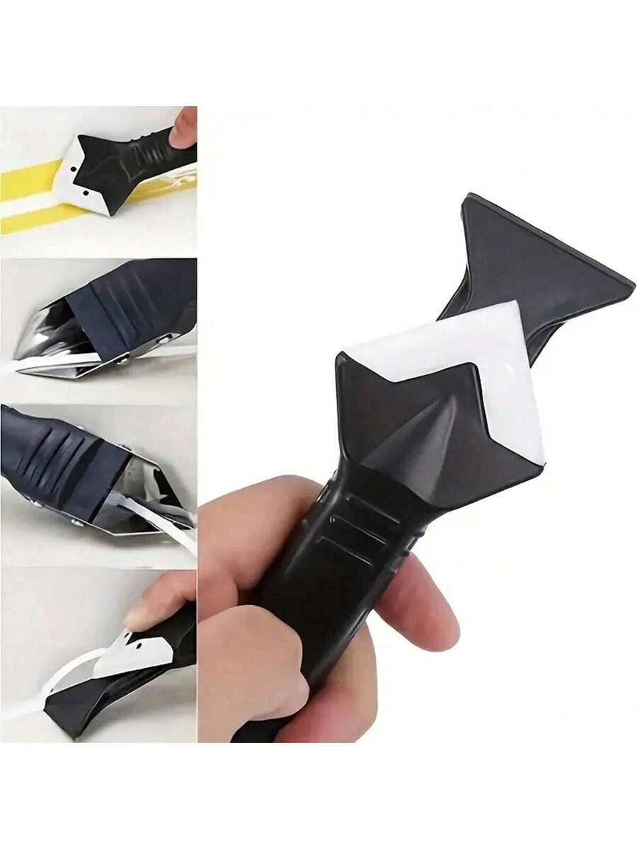 1pc Metal Scraper Spatula Silicone Trimming Tool Glue Remover Multi-Functional Cleaning Filler Beauty Tool