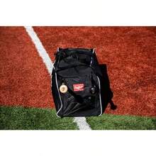 Rawlings Covert Bolsa de equipo de lona Béisbol/sóftbol Múltiples estilos - Azul marino - Ver 4