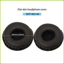 Universal Round Earpad Covers – Compatible With 45mm–110mm Round Headphones Universal Round Earpad Covers And Headphone Protective Cases – Compatible With Most Round Headphones On The Market – Memory Foam - Black - View 11