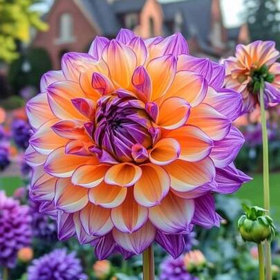 103 Piezas de Semillas de Flor de Dalia para Interiores, Semillas de Flor de Dalia Híbrida para Plantar, Bulbos de Flor de Dalia para Interiores y Exteriores, Semillas para Jardín del Hogar