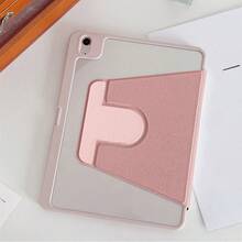 1 chiếc ốp bảo vệ máy tính bảng gập xoay 360° họa tiết bánh sừng bò Pháp và cà phê, tương thích với iPad 11/A16/10th/Air4/5/6/Pro 12.9/2024/2025/2020/2021/2022/2023/10.2/10.9/Mini7, Galaxy Tab A8/A9 Plus/S6 Lite/S7/S9FE PLUS, lý tưởng cho công việc, du lịch và sử dụng tại nhà. - Nhiều màu - Xem 5