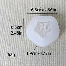 Nến tự làm hình hoa lan bướm, sáp thơm, thạch cao, khuôn silicon, khuôn nhựa đa năng. - Trắng - Xem 5