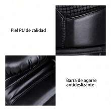 Guantes de Boxeo Profesionales para Kickboxing | 8/10/12/14 Oz | Color Negro, Alta Protección y Durabilidad - Rojo - Ver 4