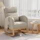 Light Gray Linen Without Footrest